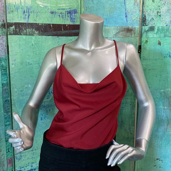 Socialite Ruby Red Bodysuit - Picture 2 of 9